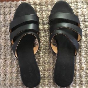 Nisolo black leather sandals *gorgeous*